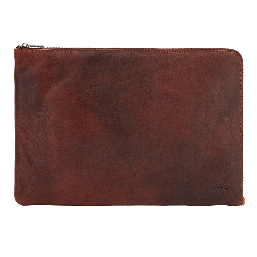 Nuvola Leather A4 Zip zip Folder Holder Tablet Taps Workカード付きNuvola Leather Hip
