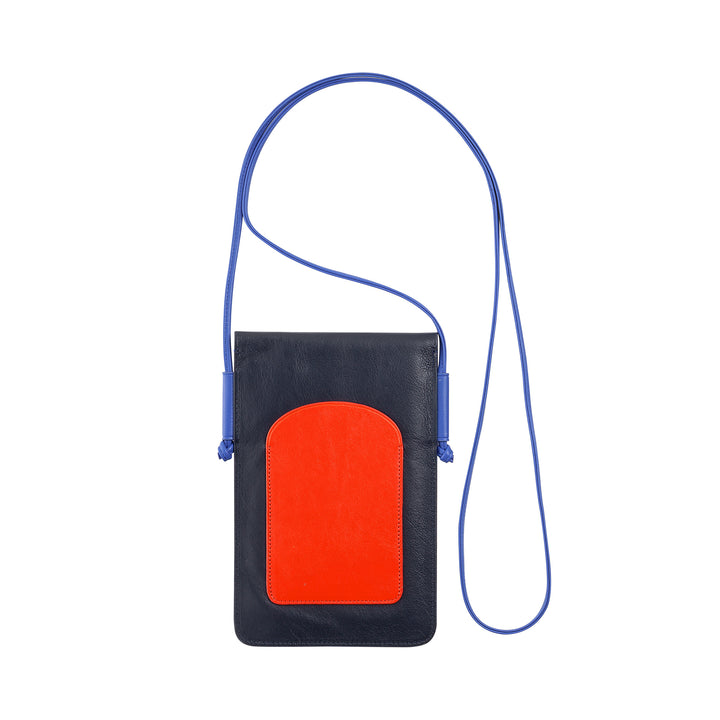 DuDu 가죽 목 휴대 전화 케이스, 6.7 인치 스마트 폰 케이스, 버튼, 조정 가능한 어깨 끈, 얇은 디자인