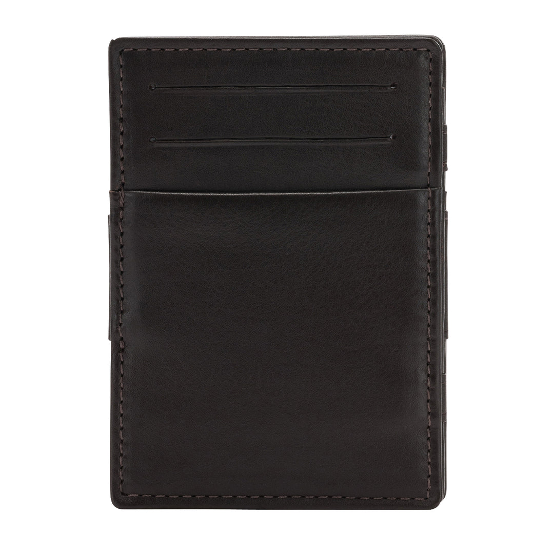Nuvola Leather Magic Portfolio Man In Leather Magic Callet Small with 6信用卡口袋