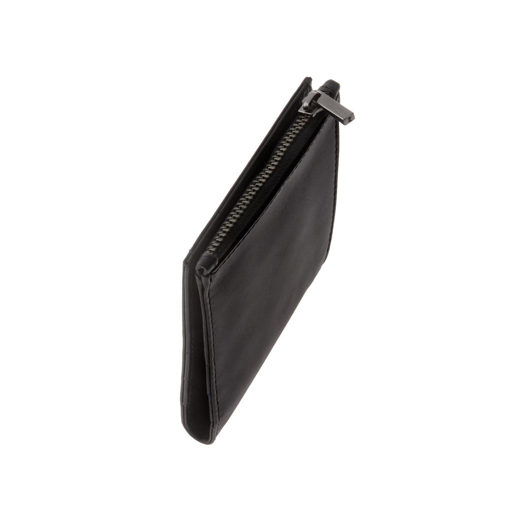 DuDu 男士真皮手提包,Zip YKK 拉链和卡夹,薄而简单的设计