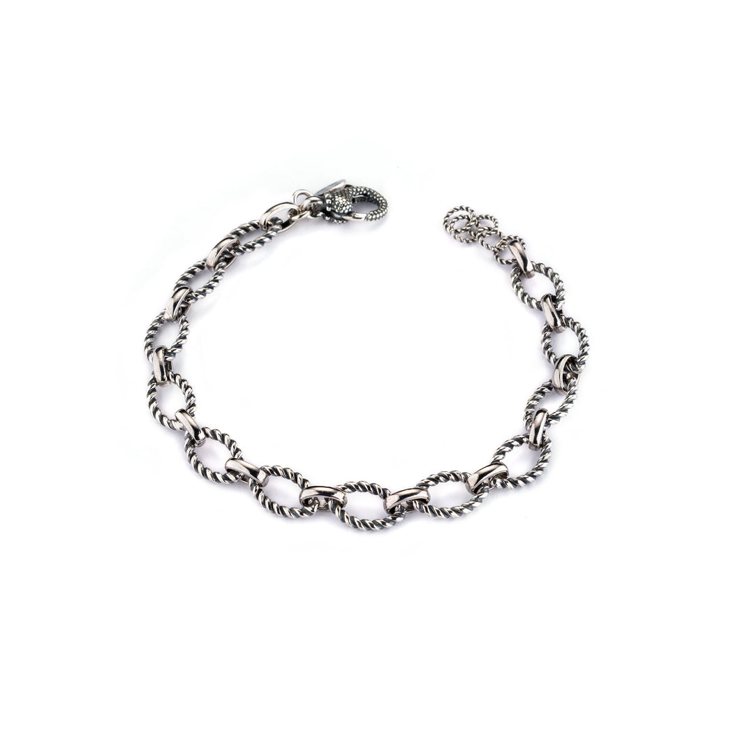 Sovrani bracciale uomo Deep collection argento J5350 - Gioielleria Capodagli