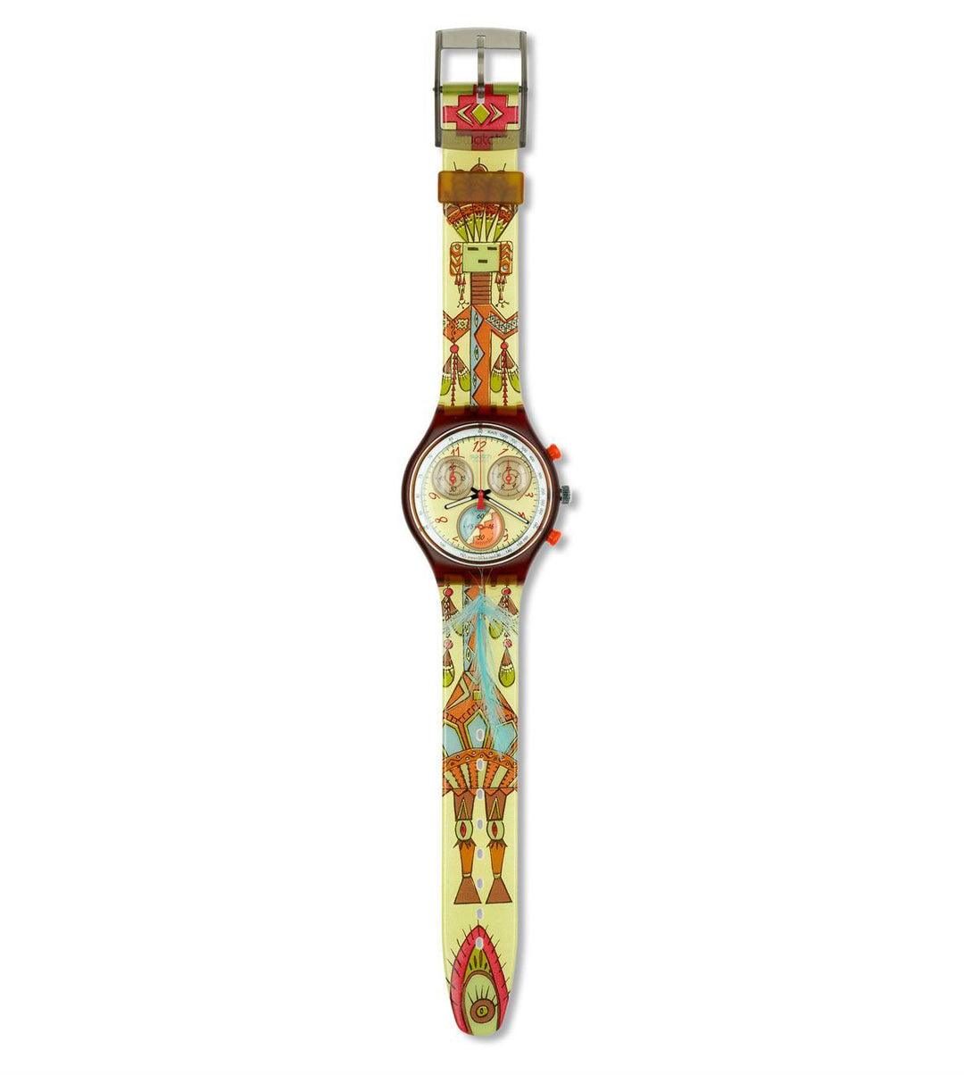 Swatch orologio DANCING FEATHERS Originals Chrono 37mm SCO100 - Capodagli 1937