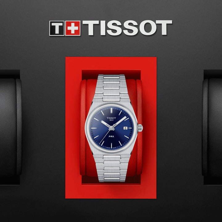 Tissot orologio PRX 35mm blu quarzo acciaio T137.210.11.041.00 - Capodagli 1937