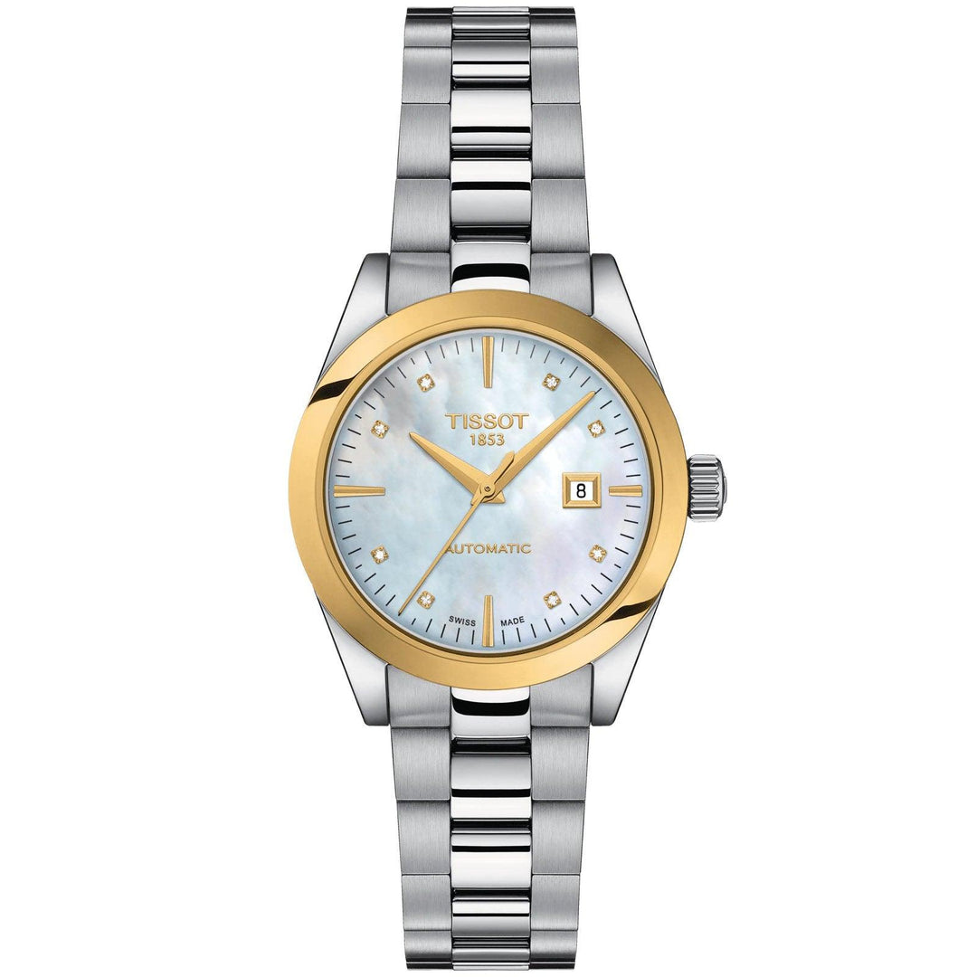 Tissot orologio T-My Lady 18kt Gold Automatic 29mm madreperla diamanti automatico acciaio T930.007.41.116.00 - Capodagli 1937