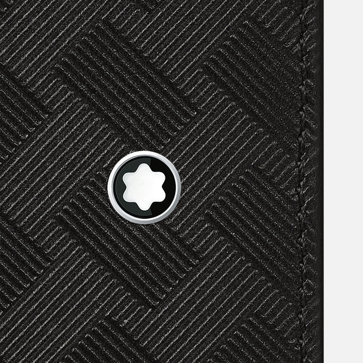 Montblanc 8-Compartment Zipper Montblanc Extreme 3.0 Black Credit Card Holder 129976