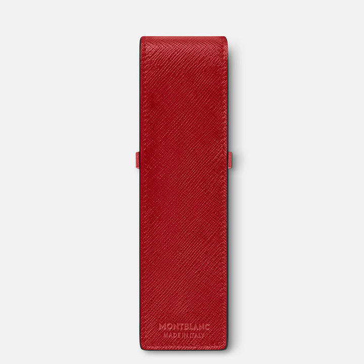 Montblanc 2つの筆記用具のためのペンケース Montblanc 赤の仕立て屋 131204