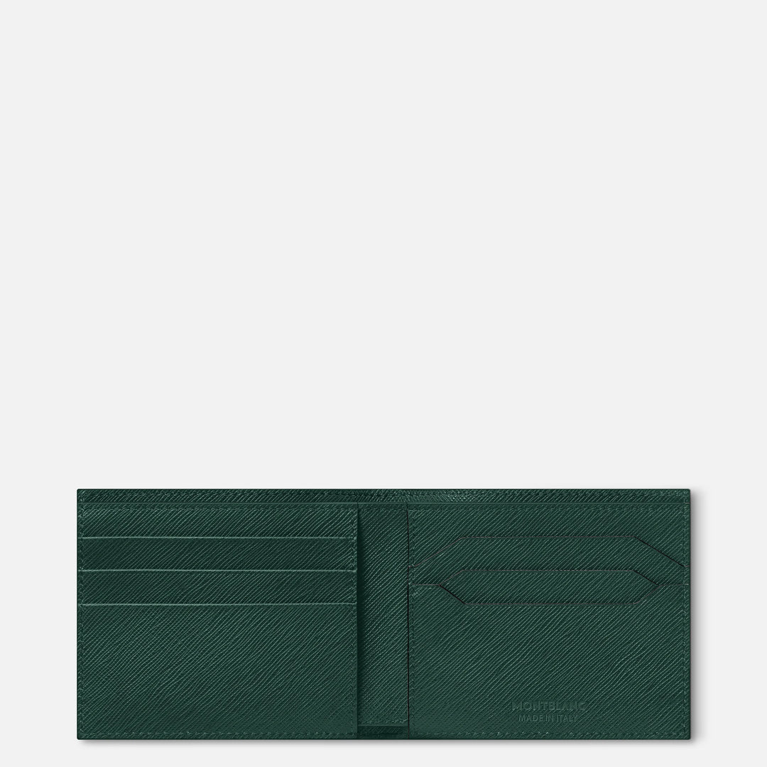 Montblanc 財布 6 コンパートメント Montblanc 英語のグリーンのエメラルド裁縫 130821