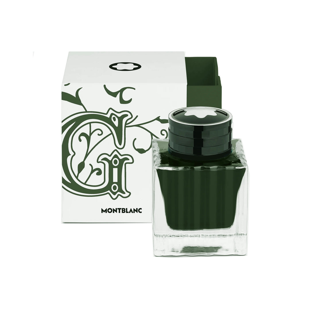 Montblanc ink bottle 50 ml green Homage to Brothers Grimm 129483