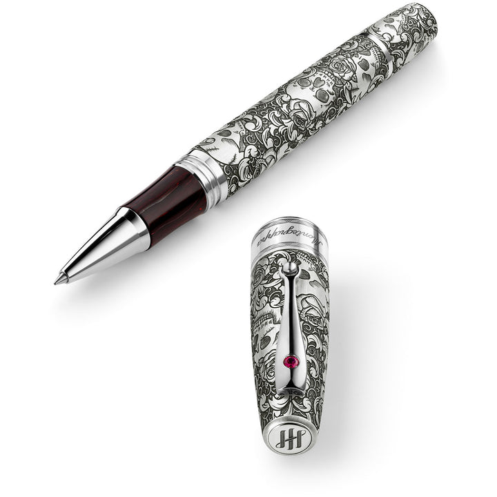 Montegrappa Roller Skulls & Roses Extra The Rebirth Limited edition ISSKNRSE