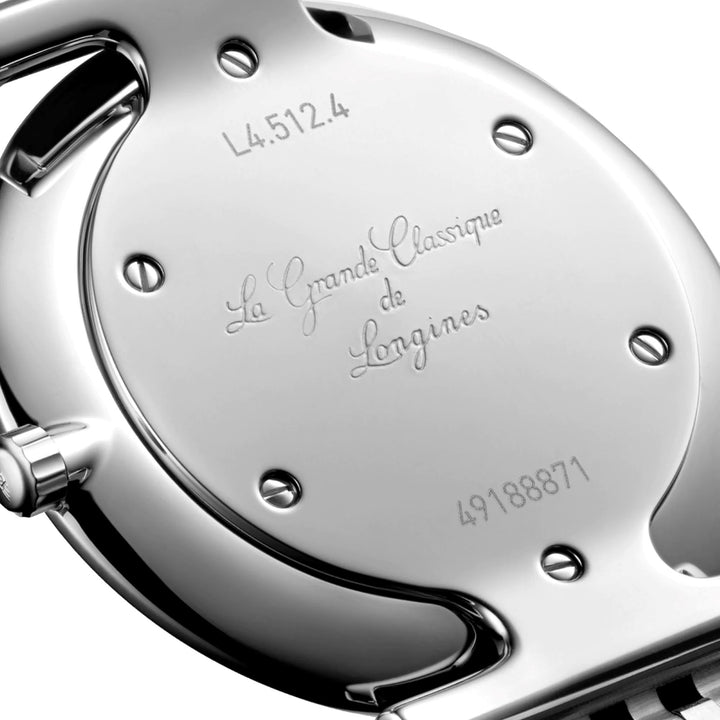 浪琴表 La Grande Classique 29mm White Quartz Steel L4.512.4.11.6