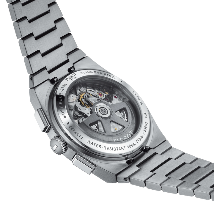 Tissot Watch Prx自動クロノグラフ42ミリメートルホワイト自動スチールT137.427.11.011.0000