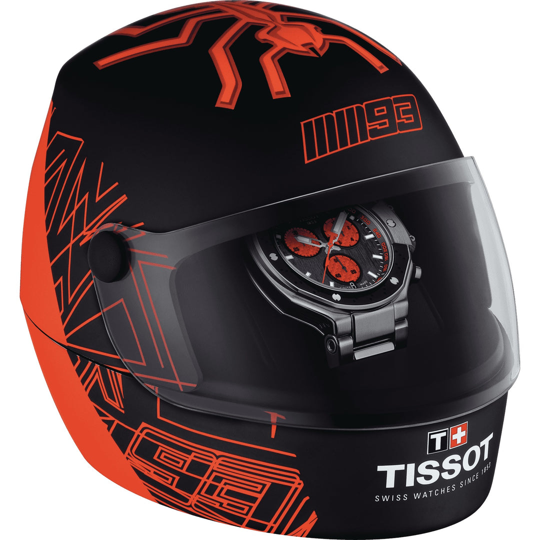 TISSOT T-レースマークマルケス2022リミテッドエディション時計3993個45ミリメートル黒石英鋼T141.417.11.051.00