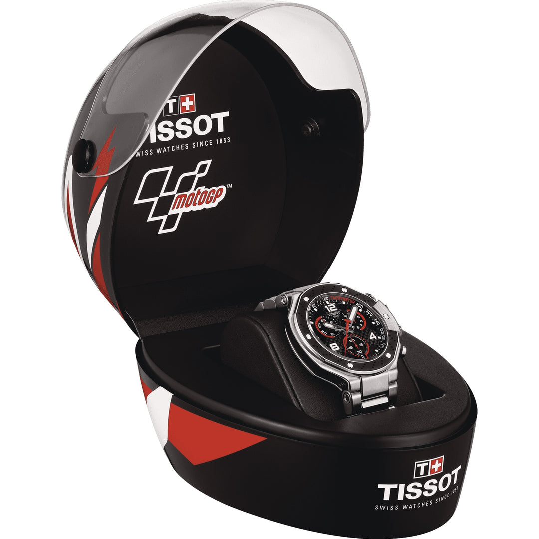 티쏘 시계 T-레이스 MotoGP 크로노그래프 2022 한정판 8000 조각 45mm 블랙 석영 스틸 T141.417.11.057.00